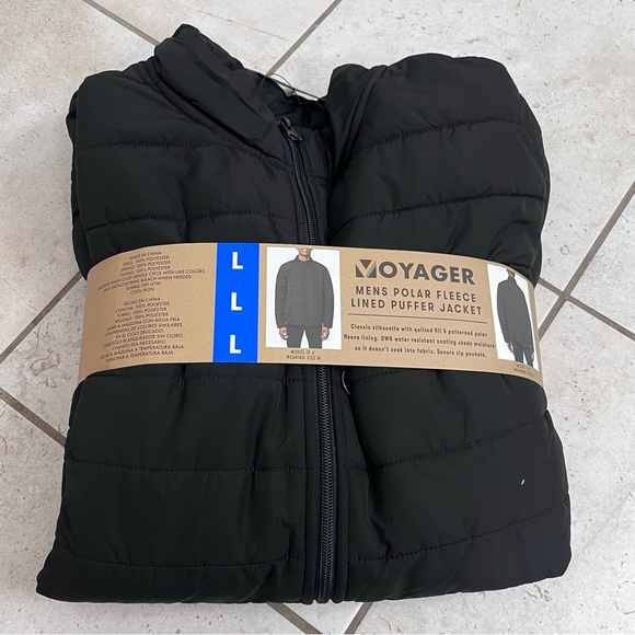 Voyager Jackets & Coats Nwt Voyager Mens Polar Fleece Lined Puffer
